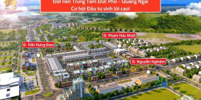 Đất nền trung tâm thị xã Đức Phổ- Quảng Ngãi, cơ hội sinh lời ngay tầm tay