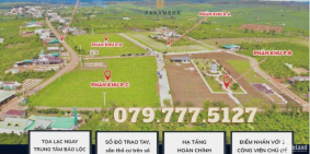 Bán đất nền Bảo Lộc ngay mặt tiền 150m2 từ 650tr. Cam kết lãi 10%/năm, Cty có th