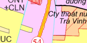 Trà vinh, mặt tiền Quốc lộ 54, 9900m2 thổ cư, chỉ 10 tỷ thương lượng chính chủ