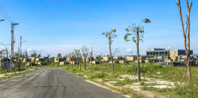 Hai lô liền kề mặt sông Cổ Cò view resort đường 27m ven sông giá đầu tư