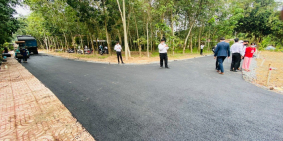 Đất thổ cư xã An Nhơn Tây 313m2 full thổ giá chỉ 5,8tr/m2 sổ hồng riêng.