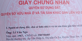 CHÍNH CHỦ BÁN LÔ ĐẤT VỊ TRÍ ĐẸP TẠI ÓC EO, THOẠI SƠN, AN GIANG - GIÁ TỐT NHẤT
