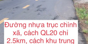 Cần bán 1000m2 trồng mít có điện nước, xe hơi tới đât, cách QL20 chỉ 2.5km