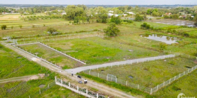 Đất vườn củ chi 590m2 giá rẻ 1ty336 lô góc 2 mat tiền nở hậu 4m, sổ hồng riêng.