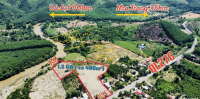 ngang bám đường 40m, nở hậu view sông ngang 90m