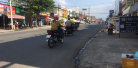 Bán 1200m2 mặt tiền đường Bùi Văn Hoà P.Long Bình gần lẩu bò Năm Cảnh, SHR-thổ