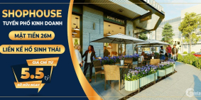 Chỉ còn 15 căn nhà Phố MT gần kề đường Hoàng Quốc Việt GĐ1 giá chỉ từ 2 tỷ