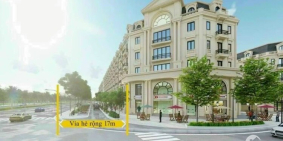 Bán shophouse mặt đường 60m nằm trên trục đường xuyên tâm, quỹ căn có hạn.