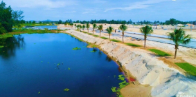 Bán gấp lô đất 120m2(6x20), mặt tiền 10m5 , view trực diện sông Cổ Cò