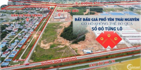 CƠ HỘI ĐẦU TƯ ĐẤT NỀN CÓ SỔ ĐỎ GIỮA LÕI TRUNG TÂM 3 KCN TẠI THÁI NGUYÊN