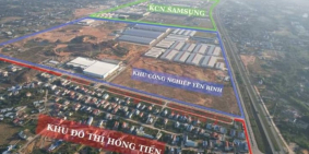 Bán đất nền 2 mặt tiền nhà máy DBG KCN Phổ Yên