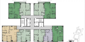 Bán căn 1PN 49m2 ở Berriver Jardin Nguyễn Văn Cừ giá 1,9 tỷ, BC Đông Nam.