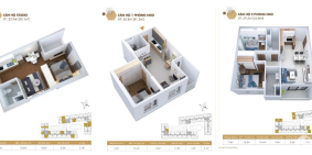 Bán căn hộ mới 2 pn, 2 wc vị trí đẹp, bao rẻ Thuận An - Bình Dương 1tỷ45