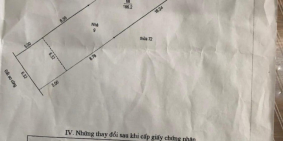 Bán đất mặt đường Lê Thanh Nghị, TP HD, 186.2m2, mặt tiền 6.08m, vỉa hè 5m, KD s