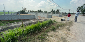 Đất vườn củ chi mặt tiền Đoàn Thị Mối 2 lô liền kề 1031m2 giá 2ty1 sổ hồng riêng