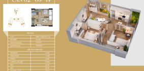 Tecco Dimamond 10 căn ngoại giao, căn 2PN giá 1.7 tỷ - 3PN giá 2 tỷ Ck tới 4,5%