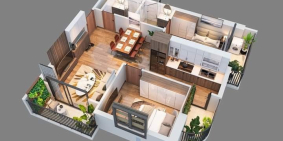 Cần bán căn hộ 2  3 PN, có ban công, chung cư Tecco Central Poitn - Thanh Hóa