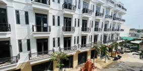 nhà phố liền kề, 1 trệt 3 lầu đường Hà Huy Giáp, Q12 diện tích 56m2 chỉ 4,8 tỷ