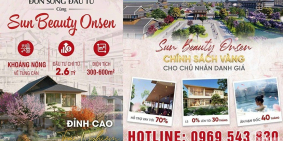 Biệt thự Sun Group giai đoạn đầu chăm sóc sức khỏe nghỉ dưỡng khoáng nóng