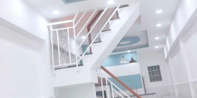 Bán nhà mới 1 lầu hẻm 4m 184 đường Âu Dương Lân Phường 3 Quận 8