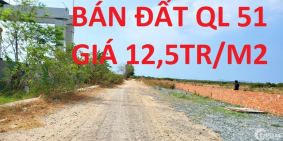 BÁN ĐẤT CHÍNH CHỦ, QL 51 KIM DINH-BÀ RỊA, GẦN CHỢ KIM HẢI GIÁ ĐẦU TƯ 12.5TR/M2
