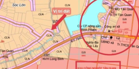 Cần bán gấp đất ở Hớn Quản Chơn Thành  Xã tân quan, THCS Tân quan chưa tới 900m