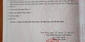 Chính Chủ Bán Lô Đất Đẹp Tại Tam Nông, Phú Thọ- Giá Đầu Tư F0