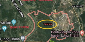 Cần bán thửa 27913m2 xã Tam An, Long Thành.