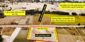hết tiền tiêu tết bán lô MẶT TIỀN Biển đường HÙNG VƯƠNG Lagi 101mx70m