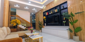 Bán nhà 1 trệt 3 lầu trên Hà Huy Giáp, HXH, SHR, xây mới hoàn toàn