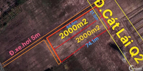 Bán đất cấn đường Cát Lái có sẵn đường xe hơi tới đất