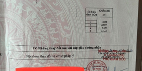 Bán gấp lô đất mặt tiền đường nhựa Trần Huy Liệu , TT Đất Đỏ dt 165m2  ,