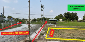 Lô góc 2 Mặt Tiền Ngay UBND Đức Hòa