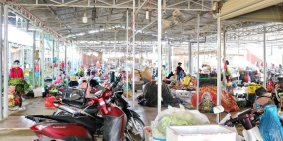 Duy nhất 1 KIOT rau sĩ và lẻ, 2 mt chỉ 140tr tại chợ Đầu mối Điện Ngọc