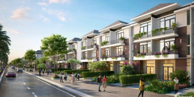 Nhà phố 1 trệt 2 lầu giá đầu tư tại Phúc An Asuka Châu Đốc