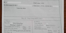 Siêu phẩm Mặt tiền Trần Hưng Đạo P.2 Quận 5 diện tích 105m2 giá 40 tỷ TL