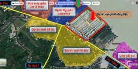 Nền trục chính đường 26m VẠN PHÁT SÔNG HẬU