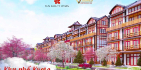 SUẤT NGOẠI GIAO SHOPHOUSE KYOTO, DỰ ÁN SUN BEAUTY ONSEN THANH HÓA