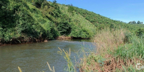 Chỉ 2,1 triệu sở hữu ngay 1m2 đất view sông, gần nút xuống cao tốc, khu dân cư