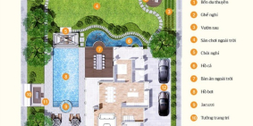 Biệt thự vườn ven sông quận 9 - Saigon Garden Riverside Villas giá 25 triệu