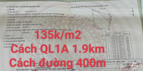 Bán 25,376m2 đất farmstay bình tân ngay khu dân cư chỉ 135k/m2 Lh 0938677909