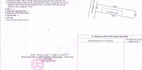 Bán lô đất 250m2 có 100tc Gần Axis Hồ Tràm giá 3tỷ5 - Đường ODA ra biển 2p