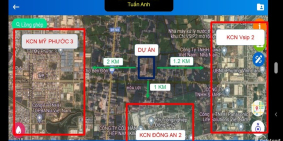 Bán đất nền giá rẻ dự án Richhome 2 mở rộng. Ngay ngã tư Hòa Lợi đường ĐT 741.