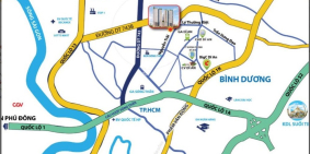 Bán hoặc cho thuê Căn hộ Bcons Garden 2PN 2 WC dt 58m2 tầng 6 giá 1 tỷ 680