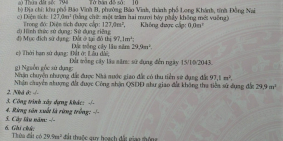 Đất thổ cư chính chủ, Đường Trần Nhân Tông, Phường Bảo Vinh