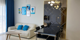 Bán căn hộ Tân Phú Carillon 7, Full Nội thất, 77m2, 2PN-2WC, hướng Đông view TP