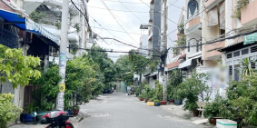 Nhà (4x17.6m vuông vức) cư xá Phú Lâm B Phường 13 Quận 6