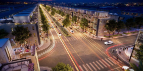 Shophouse 6*22m, 1 trệt 3 lầu ngay Đại lộ chính 34m gần sân bay QT Long Thành.