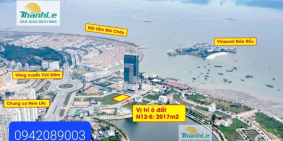 Bán đất vip xây khách sạn góc 2 mặt tiền đối diện đảo rều bãi cháy  hạ long
