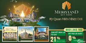 Bizhouse biển 1 trệt 4 lầu Merryland Quy Nhơn, kinh doanh 24/24